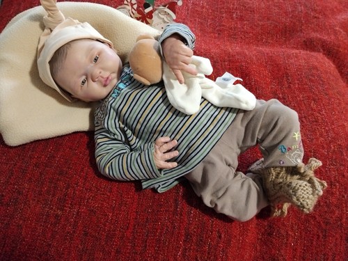 Bébé reborn réaliste - bébé, nathan